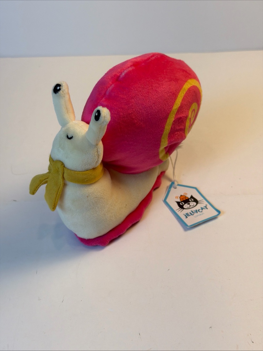 Jellycat Pink ESCARFGOT Snail Plush Toy NWT RETIRED RARE NEW WITH TAGS HTF